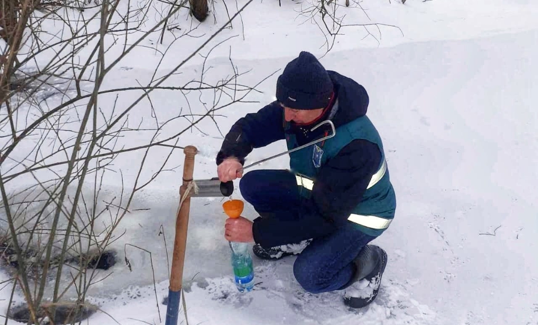 Забір проб води на Чернігівщині