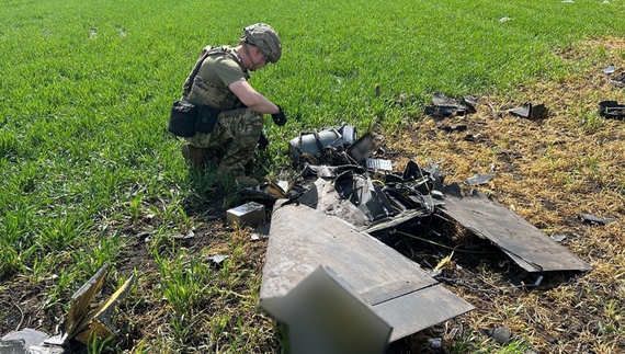 На Чернігівщині поліція знешкодила бойову частину збитого ворожого дрона