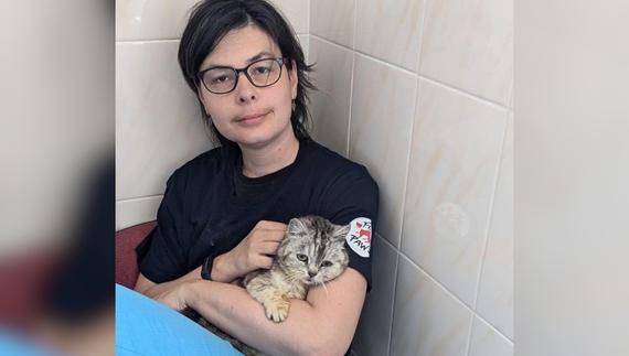 Кішку врятувала Валерія Бугайченко