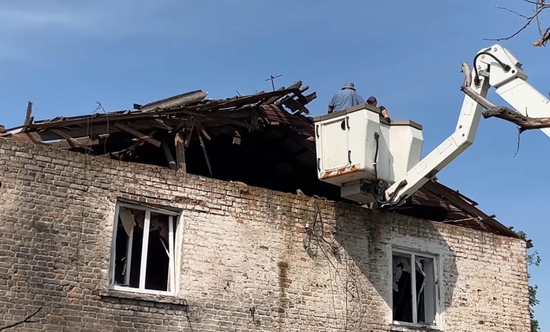 Наслідки обстрілу Варви