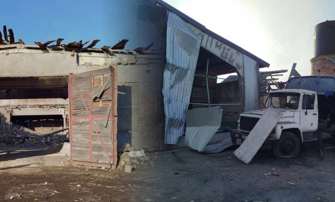 Росіяни били "шахедами" і ракетами по фермерському господарству на Чернігівщині