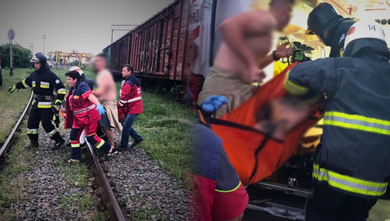 У Бахмачі двоє підлітків у важкому стані - отримали ураження струмом на даху електропотяга