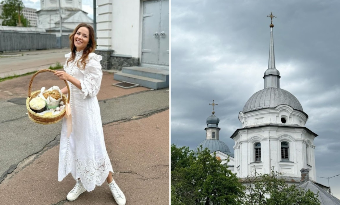 Наталка Денисенко приїхала на Великдень у Чернігів