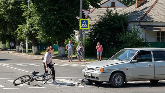 На Чернігівщині водій легковика наїхав на велосипедистку: постраждала у лікарні