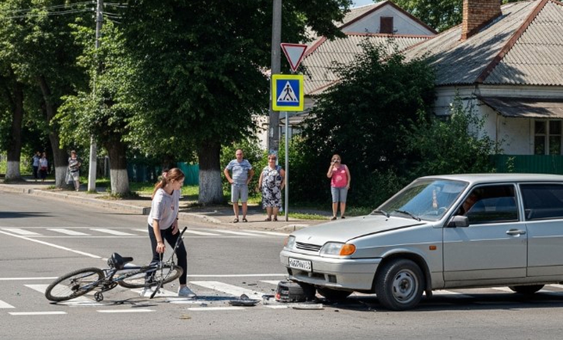 На Чернігівщині водій легковика наїхав на велосипедистку: постраждала у лікарні