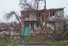 Розбитий будинок родини Юрченків у 2022 році