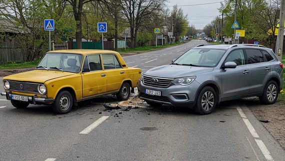 ДТП на Чернігівщині: зіткнулися "Жигулі" та "китаєць"