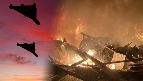 Два шахеди влучили у двір Галини Пархатової