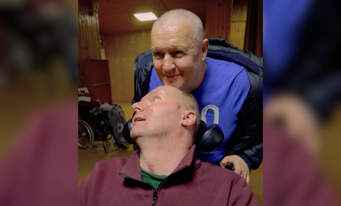 Віталій Шумей з батьком Сергієм