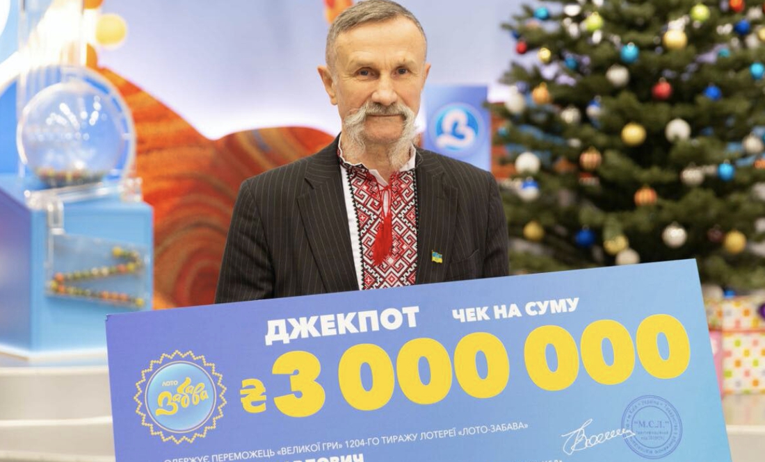 Стало відомо, кому на Чернігівщині пощастило виграти в грудні 3 млн грн