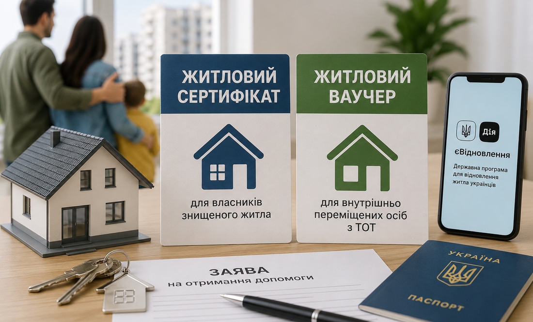 Житловий сертифікат та житловий ваучер: в чому різниця і хто може отримати