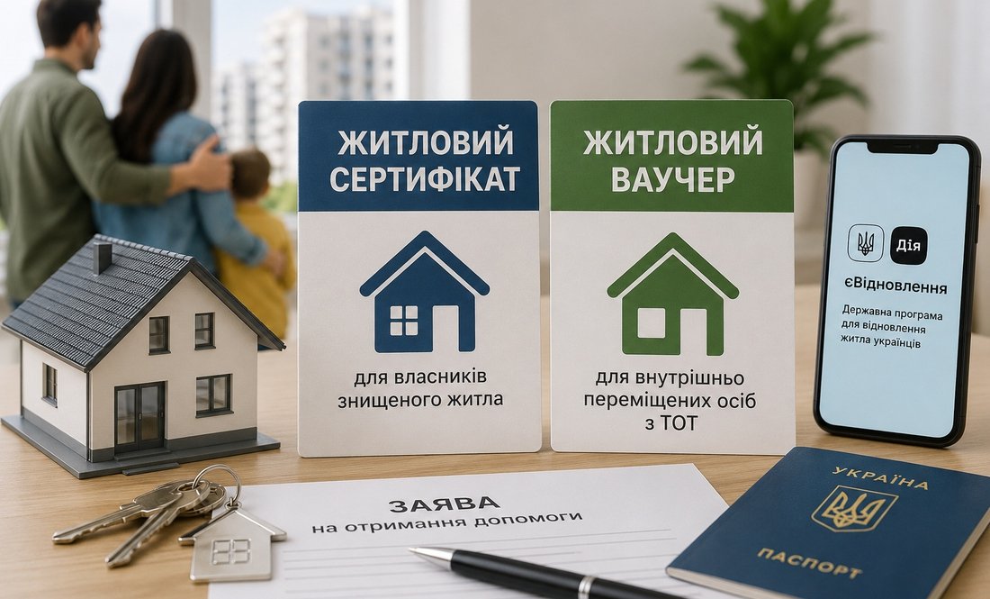 Житловий сертифікат та житловий ваучер: в чому різниця і хто може отримати