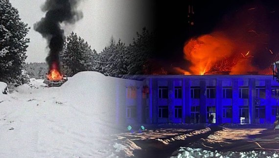 Російські дрони знищили автівки й будинок культури на Чернігівщині