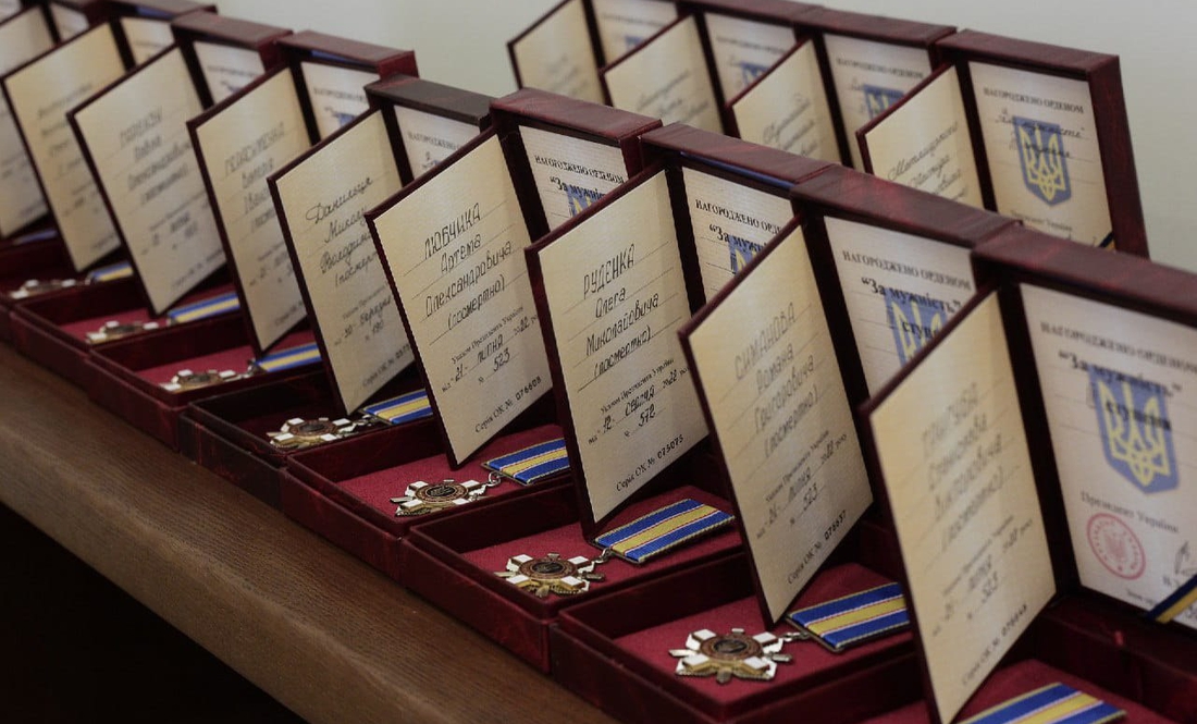 У Чернігівській ОВА вручили ордени «За мужність» ІІІ ступеня (посмертно) військовим та цивільним