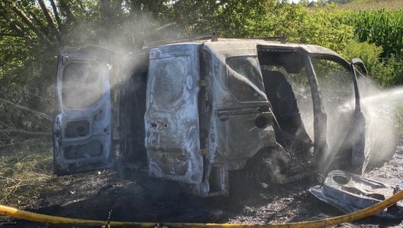 Росіяни обстріляли АЗС на Чернігівщині, згоріло авто. Новгород-Сіверський. 31 липня 2026 року