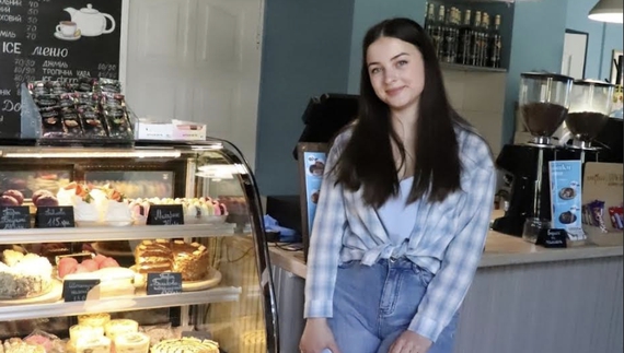 Юлія Федай у кав’ярні-кондитерській «Secret Bakery»