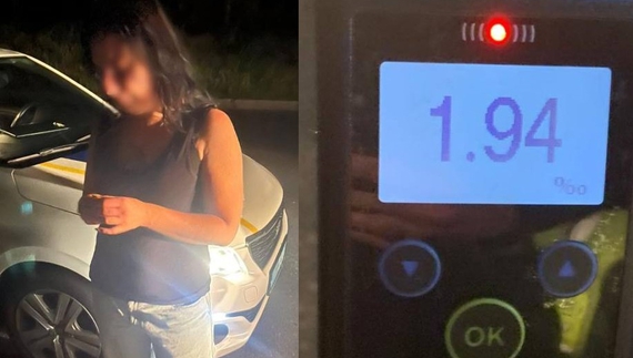 У Чернігові затримали водійку з десятикратним перевищенням норми алкоголю