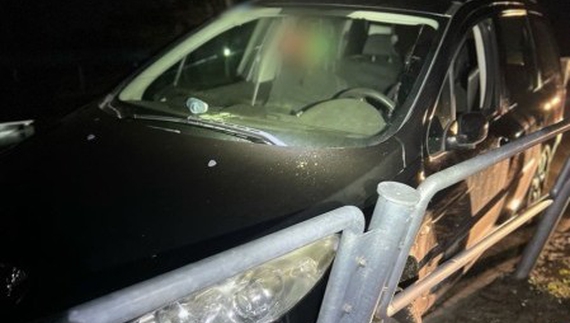 П'яний водій розбив авто об міст на Чернігівщині