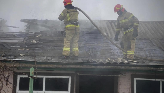 Згоріла хата у Козелецькій громаді