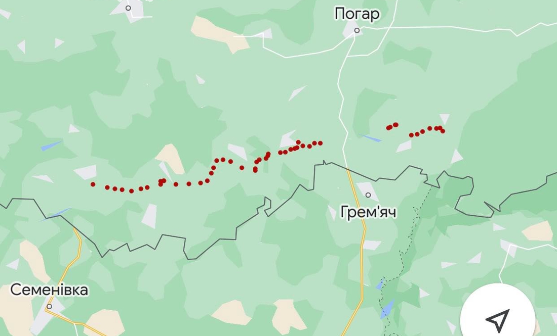 Росіяни почали рити протитанкові укріплення у 7 кілометрах від кордону з Чернігівщиною