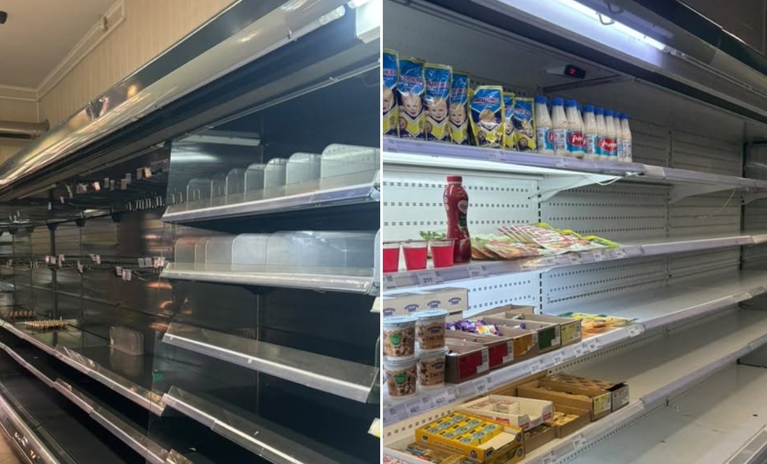 Продуктовий магазин у Борзні. Фото з соцмереж