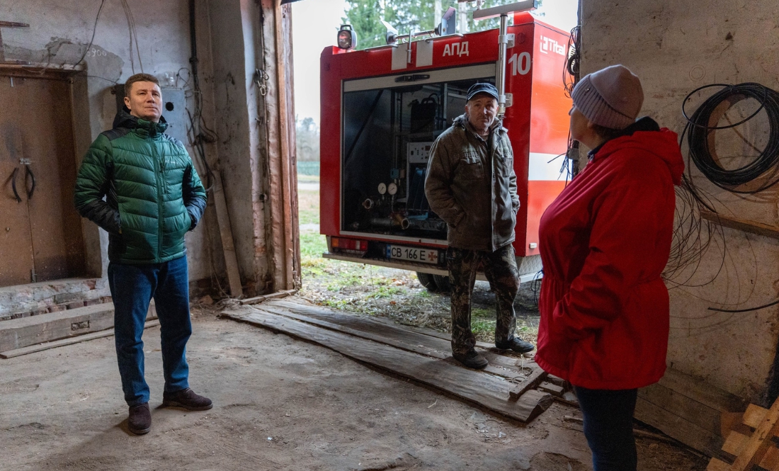 У селі на Чернігівщині планують відремонтувати пожежне депо