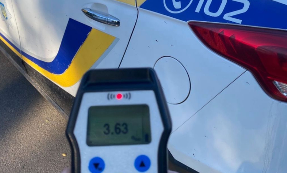 На Чернігівщині затримали трьох водіїв з «рекордним» рівнем алкоголю в крові