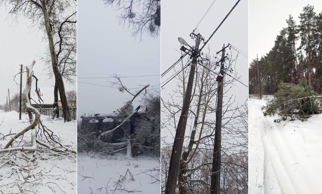 Дві тисячі звернень про аварійні ситуації: негода додала роботи енергетикам
