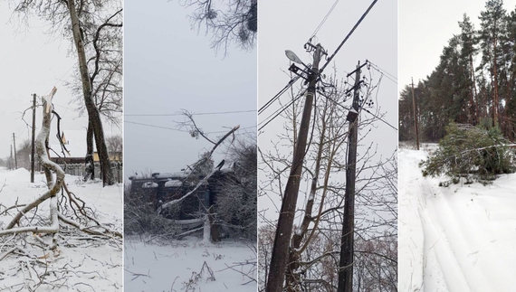 Дві тисячі звернень про аварійні ситуації: негода додала роботи енергетикам