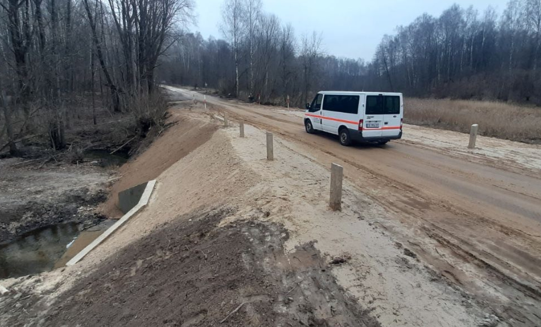 Аграрна компанія допомогла селянам на Чернігівщині відбудувати міст