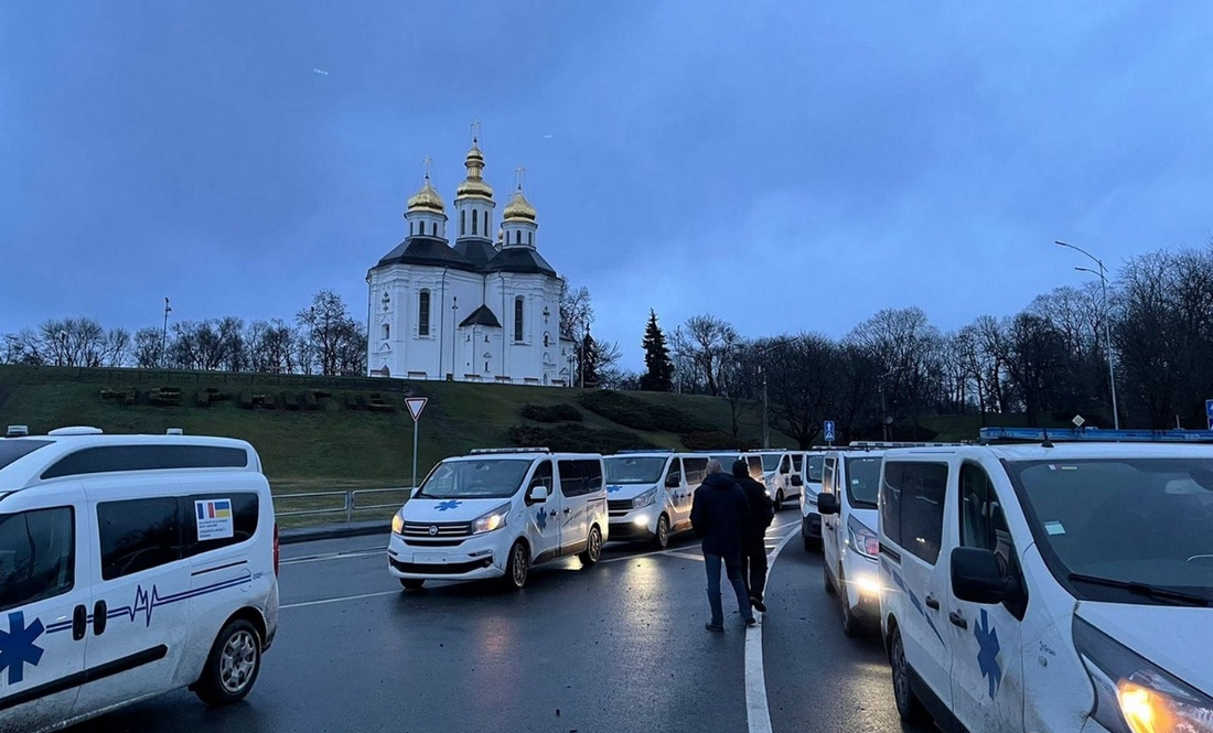 На Чернігівщину з Європи доставили автомобілі швидкої допомоги