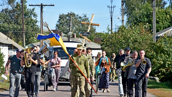 Прощання із Ромом Бугаєвим у Коропі