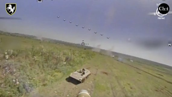 1-ша танкова показала, як за донати чернігівців, знищує дронами ворога і його техніку