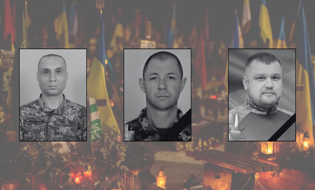 На Чернігівщині попрощалися з трьома захисниками