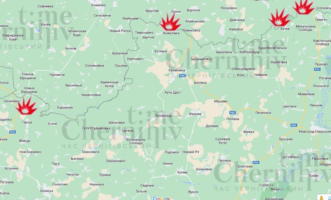 Інтенсивність обстрілів чернігівського прикордоння зростає: ситуація за даними Генштабу на ранок 24 червня