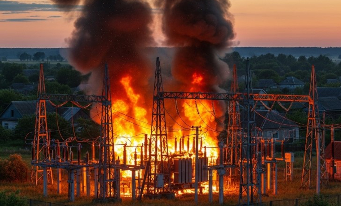У Чернігівському районі горіла трансформаторна підстанція