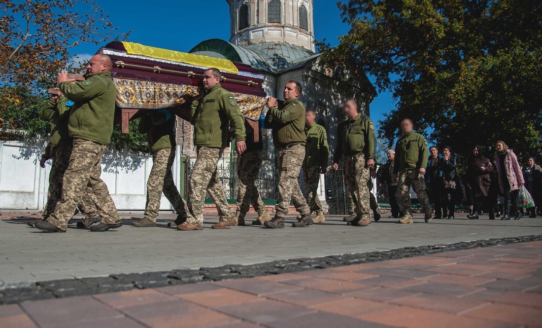 У Ніжині поховали загиблого під Лиманом бійця