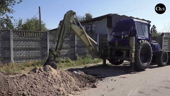 Прокладання водогону. Село Деснянка, Новобулоіська громада