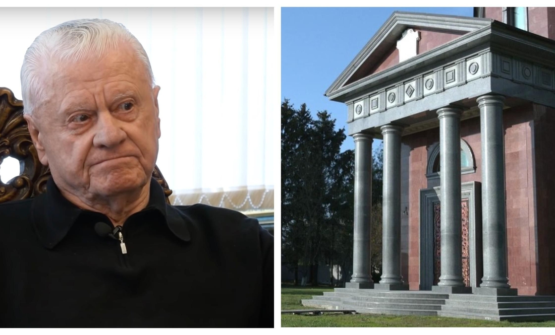 Мавзолей, де похований Леонід Яковишин