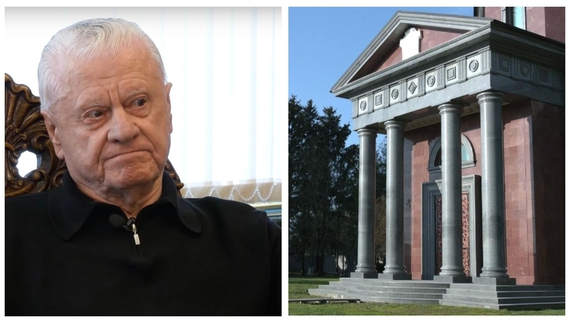 Мавзолей, де похований Леонід Яковишин
