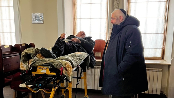 Чернігівські біженці знаходили прихисток і у синагозі Бродського у головного рабина України