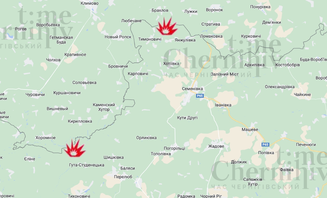 Росіяни обстріляли прикордоння Чернігівщини із мінометів та гранатометів
