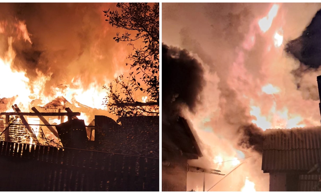 Пожежа у Семенівці після вибухів. 24 вересня 2025 року