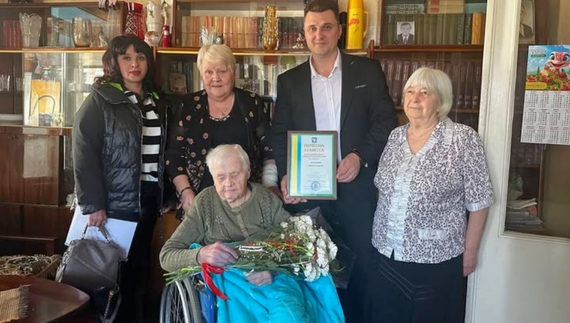 Марія Єгорівна Малишева відзначила свій 100-літній ювілей