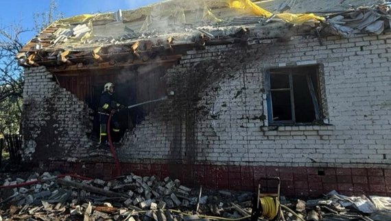 Зруйнований будинок у Чернігові. 23 серпня 2026 року. Фото ДСНС
