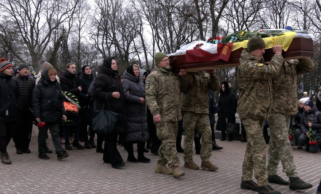 На Чернігівщині поховали п'ятьох воїнів: загинули напередодні Нового року