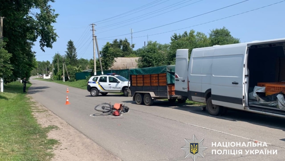 На Чернігівщині мікроавтобус збив дитину
