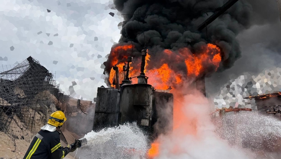 Наслідки ударів по енергооб'єкту