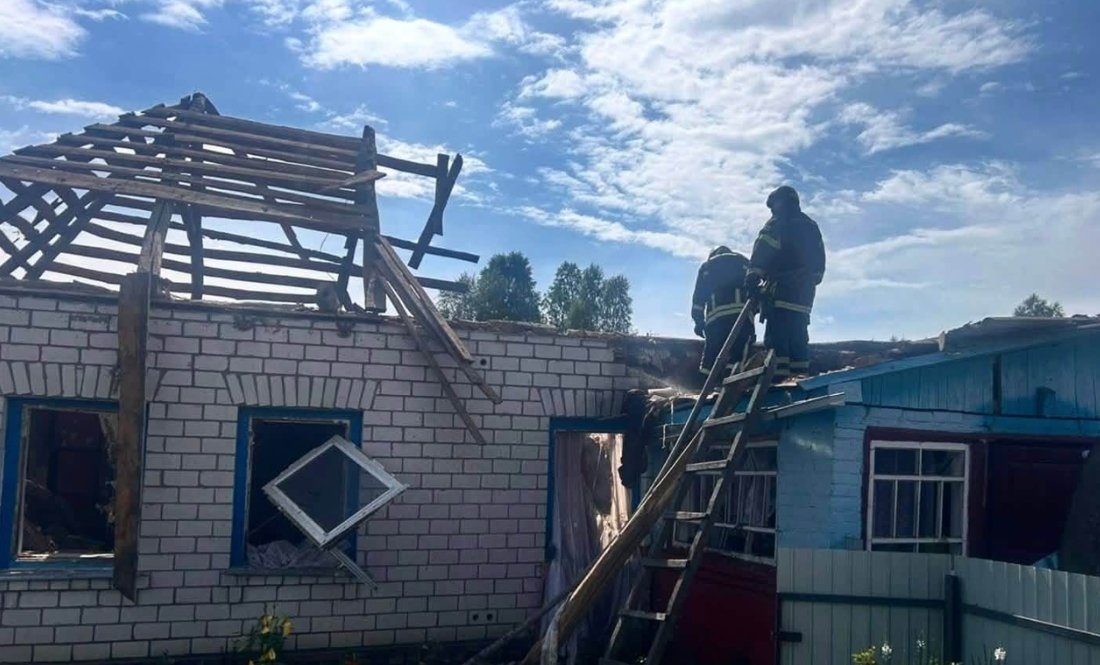 У прикордонній громаді російські дрони зруйнували будинок