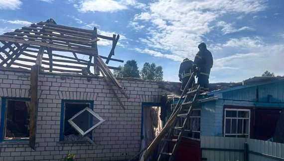 У прикордонній громаді російські дрони зруйнували будинок